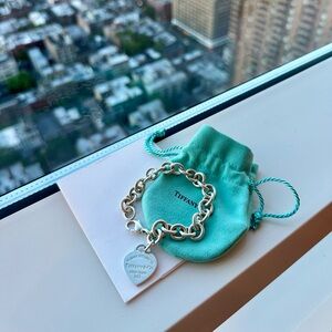 Tiffany & Co Please Return To Tiffany Heart Tag Charm Bracelet